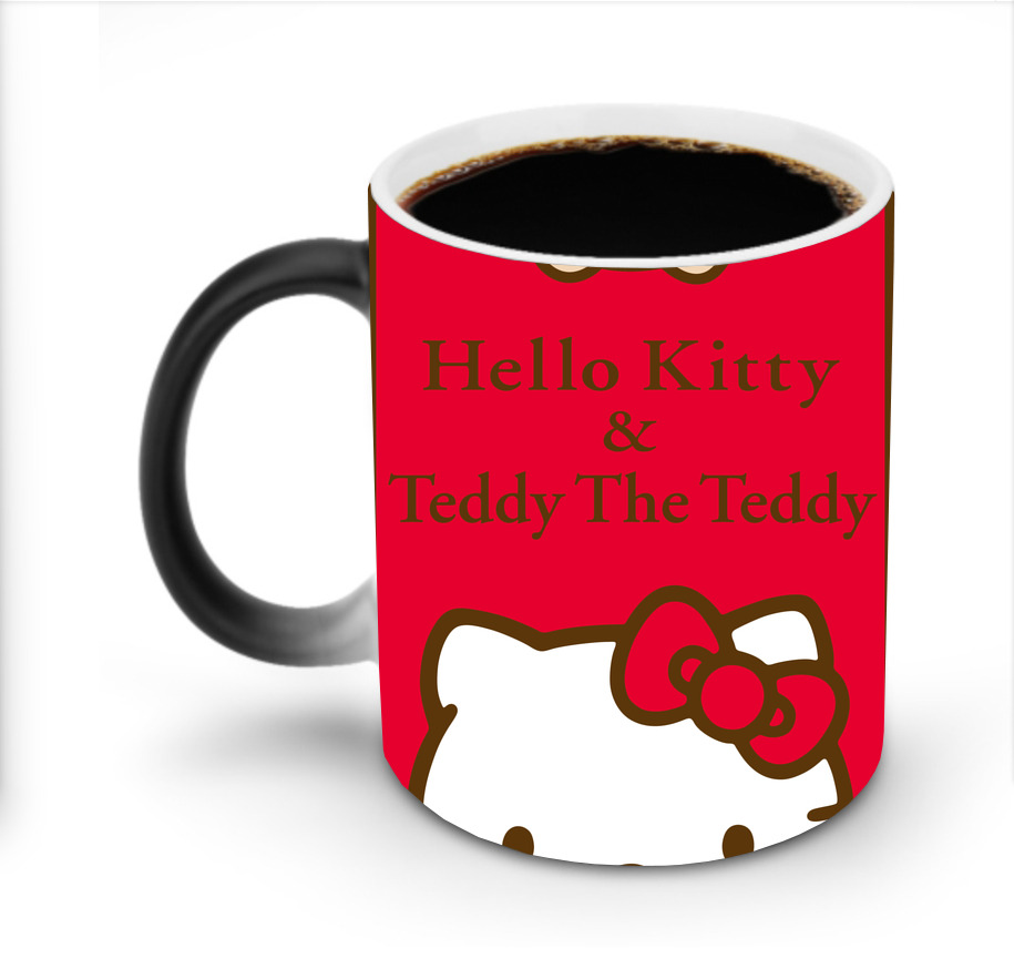 （画像用） Hello Kitty ハローキティ 温度変色マグカップ