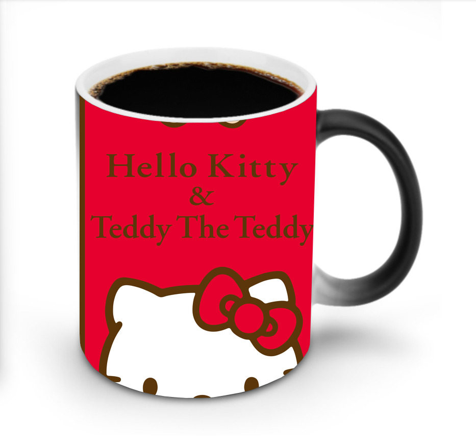 （画像用） Hello Kitty ハローキティ 温度変色マグカップ