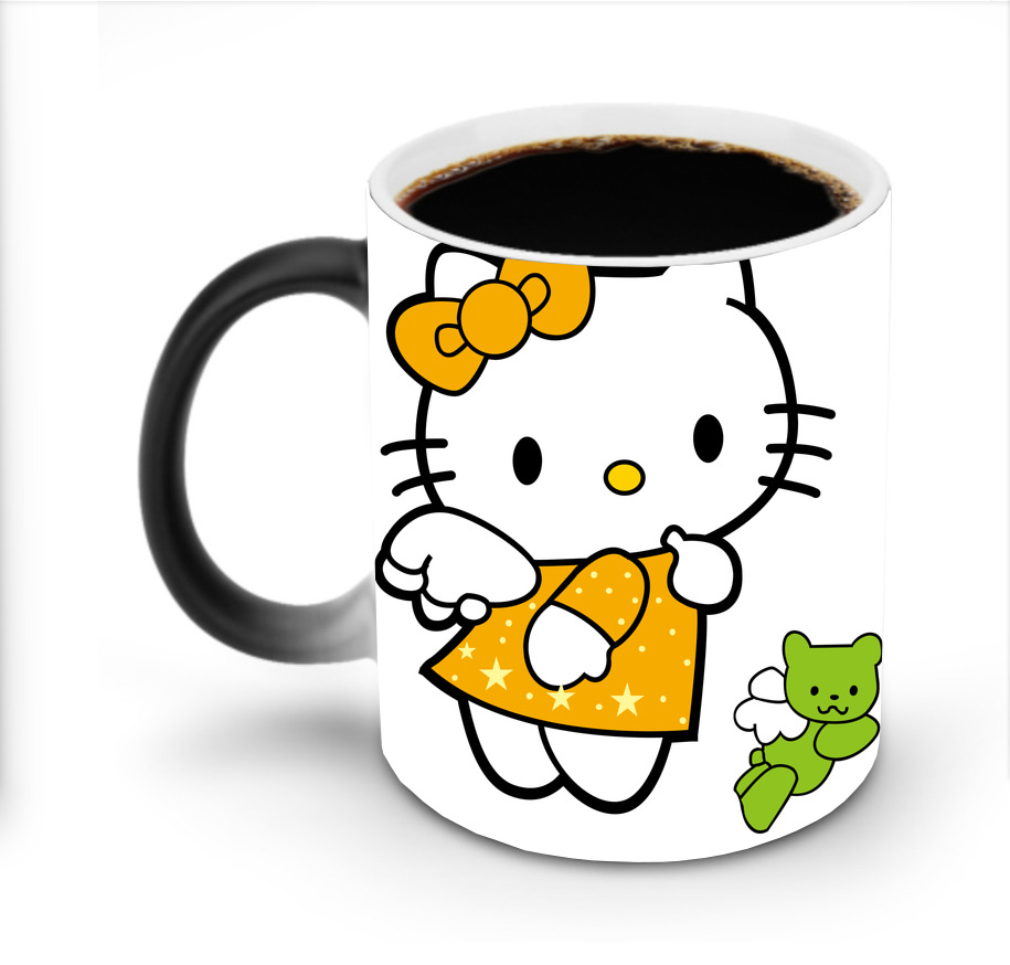 （画像用） Hello Kitty ハローキティ 温度変色マグカップ