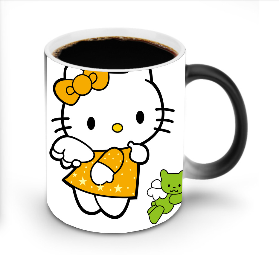 （画像用） Hello Kitty ハローキティ 温度変色マグカップ