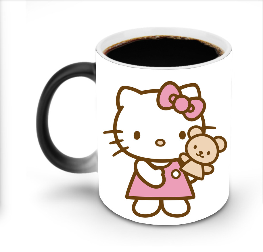 （画像用） Hello Kitty ハローキティ 温度変色マグカップ