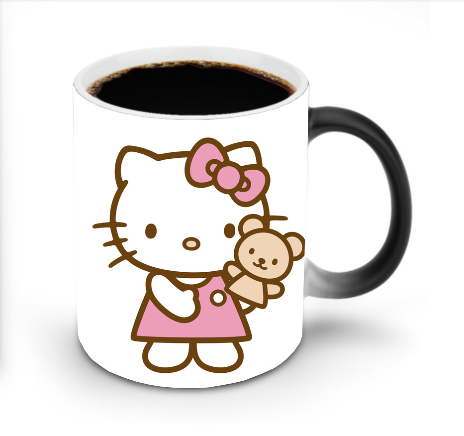 （画像用） Hello Kitty ハローキティ 温度変色マグカップ