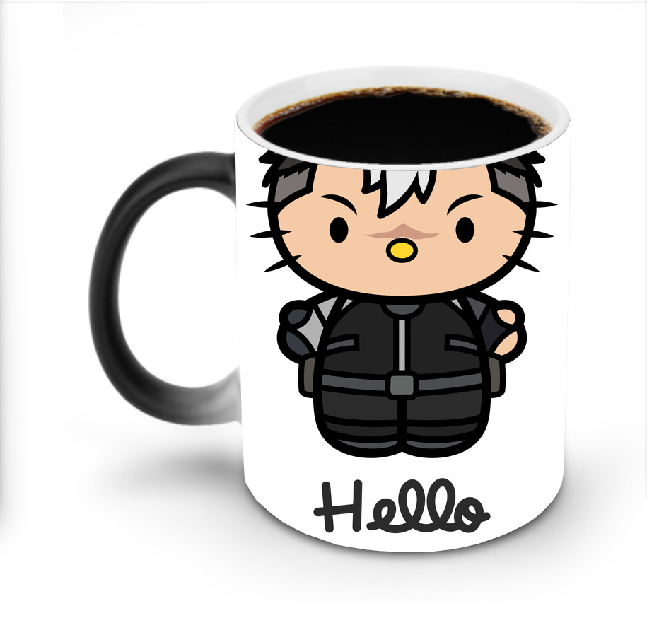 （画像用） Hello Kitty ハローキティ 温度変色マグカップ
