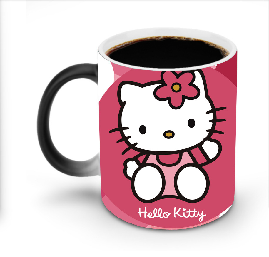 （画像用） Hello Kitty ハローキティ 温度変色マグカップ