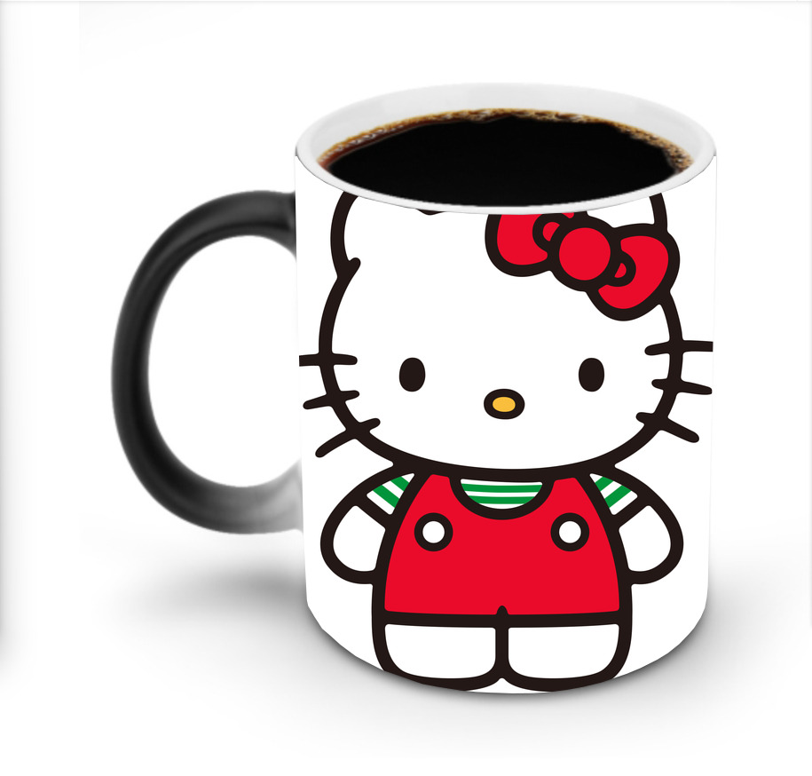 （画像用） Hello Kitty ハローキティ 温度変色マグカップ