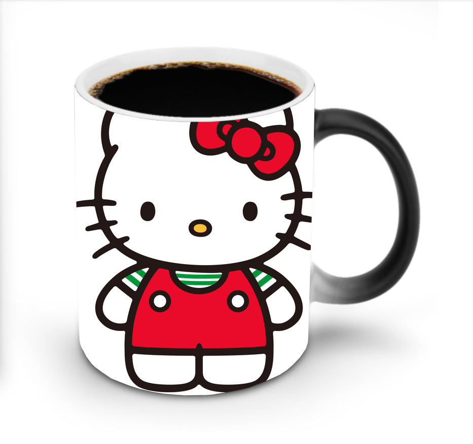 （画像用） Hello Kitty ハローキティ 温度変色マグカップ