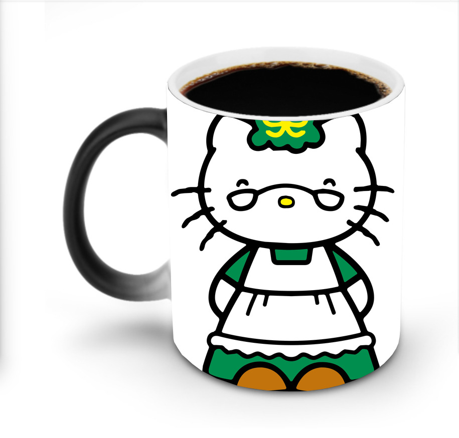（画像用） Hello Kitty ハローキティ 温度変色マグカップ