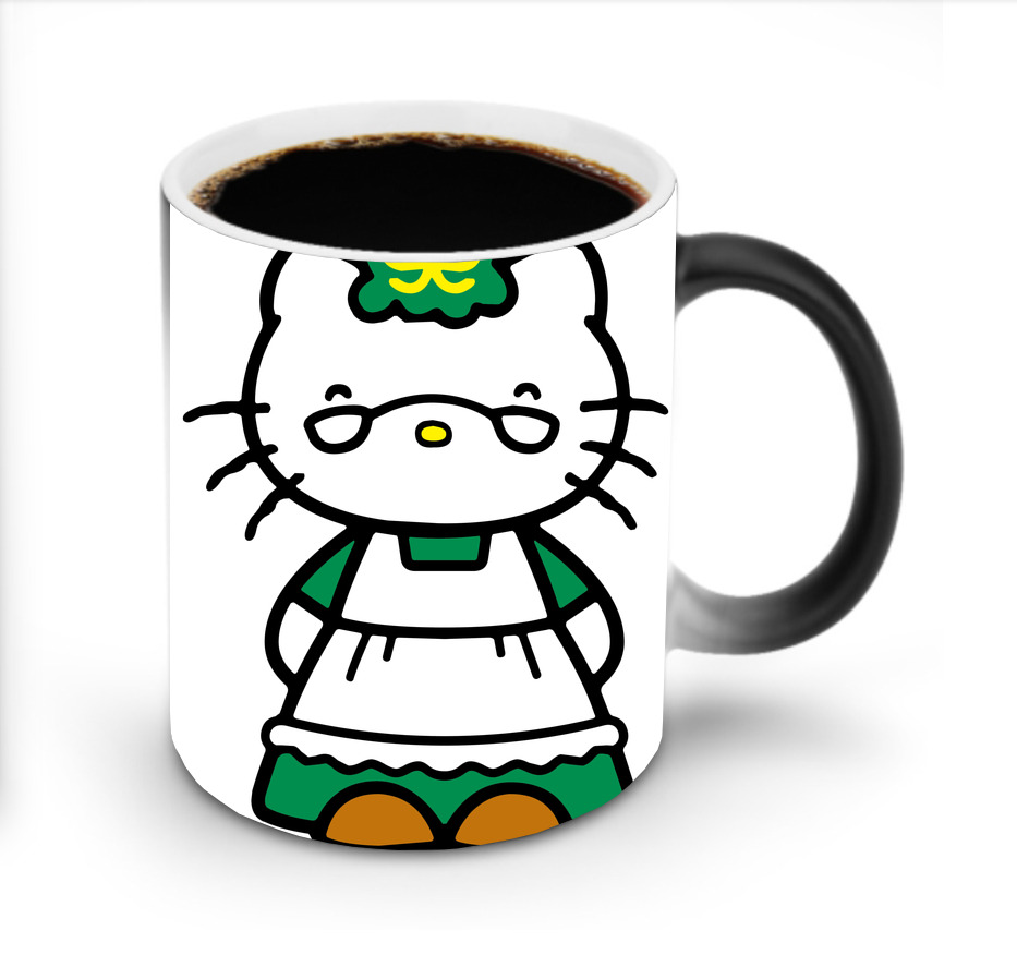 （画像用） Hello Kitty ハローキティ 温度変色マグカップ