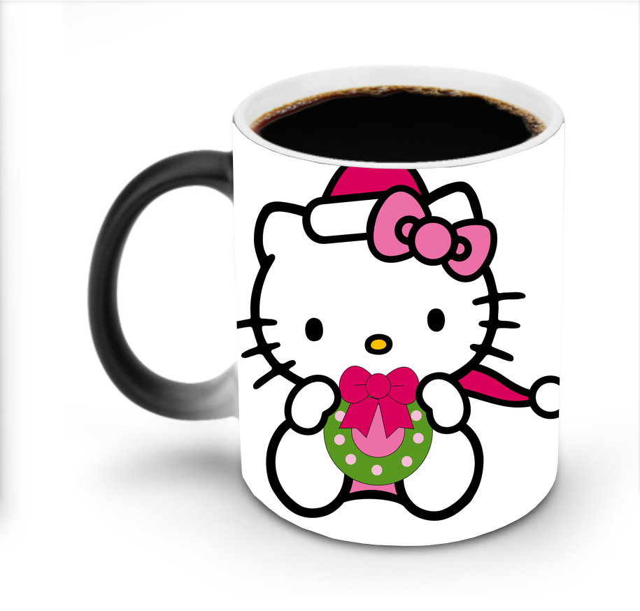 （画像用） Hello Kitty ハローキティ 温度変色マグカップ