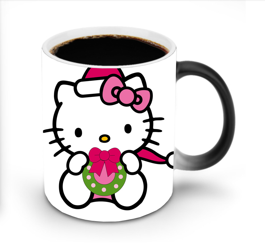 （画像用） Hello Kitty ハローキティ 温度変色マグカップ