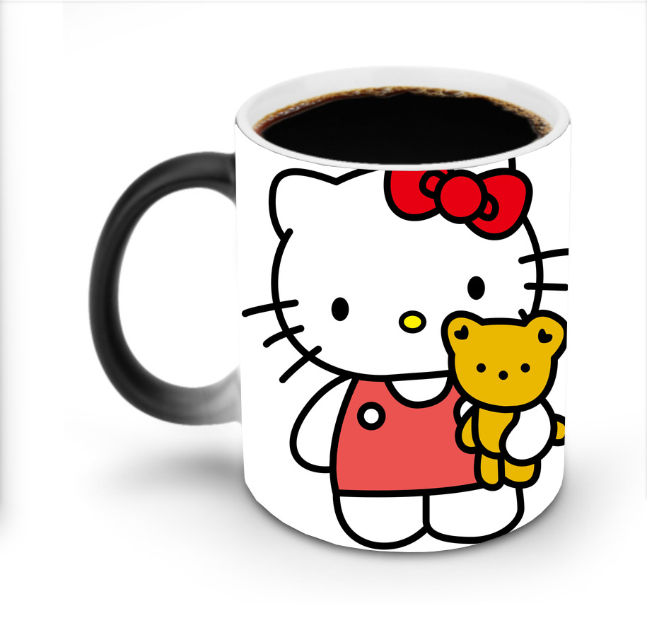 （画像用） Hello Kitty ハローキティ 温度変色マグカップ