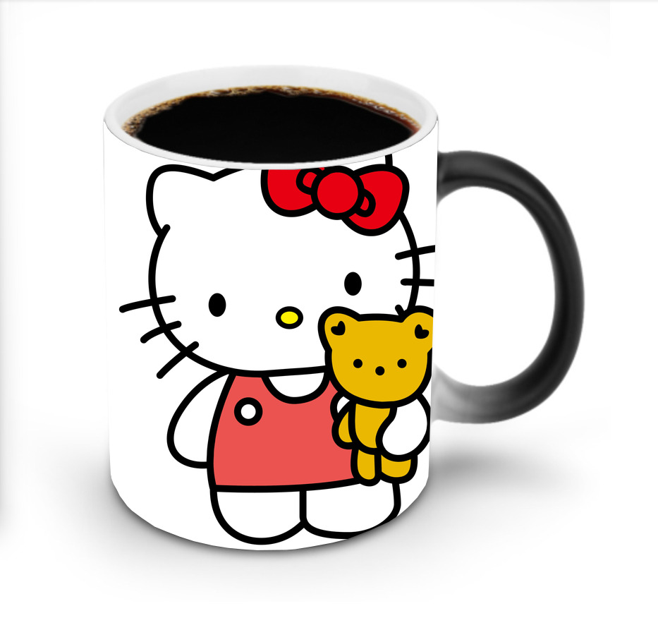 （画像用） Hello Kitty ハローキティ 温度変色マグカップ