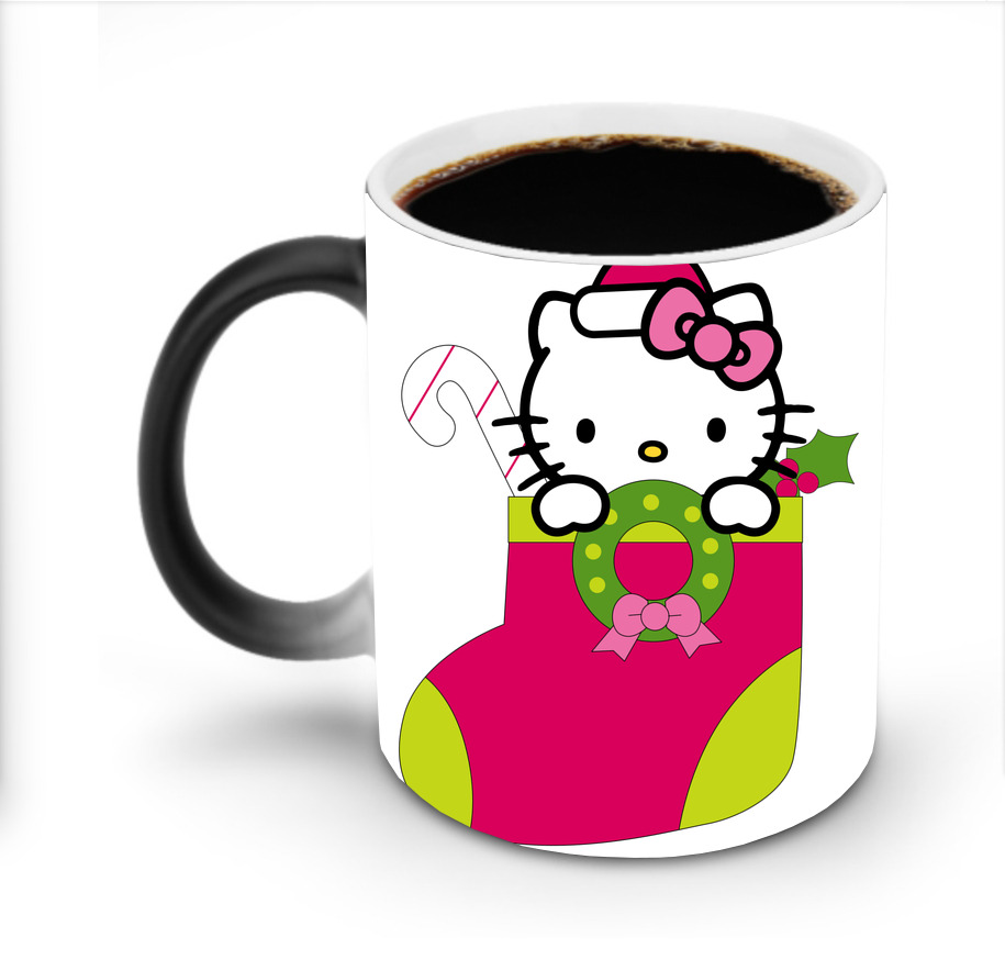 （画像用） Hello Kitty ハローキティ 温度変色マグカップ
