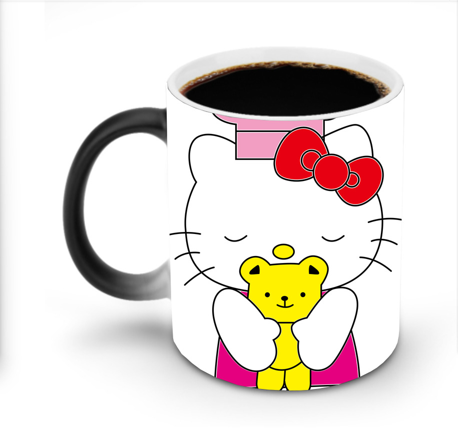 （画像用） Hello Kitty ハローキティ 温度変色マグカップ