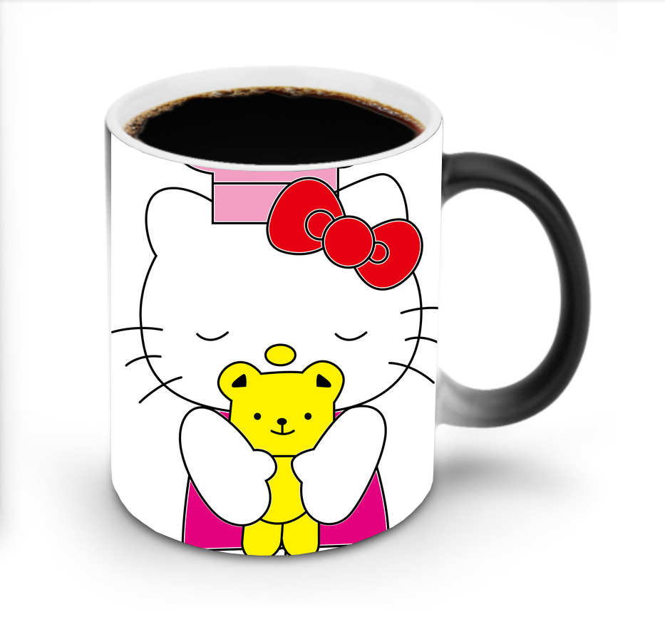 （画像用） Hello Kitty ハローキティ 温度変色マグカップ