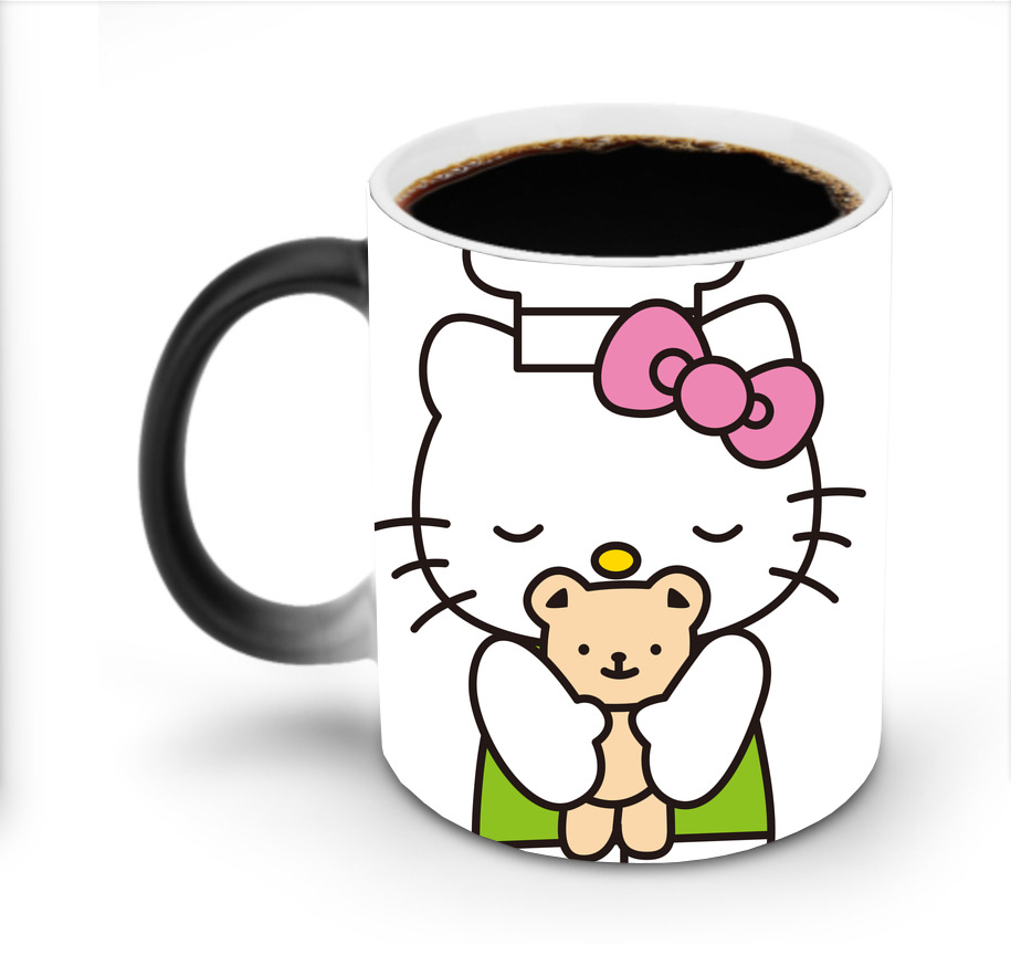 （画像用） Hello Kitty ハローキティ 温度変色マグカップ