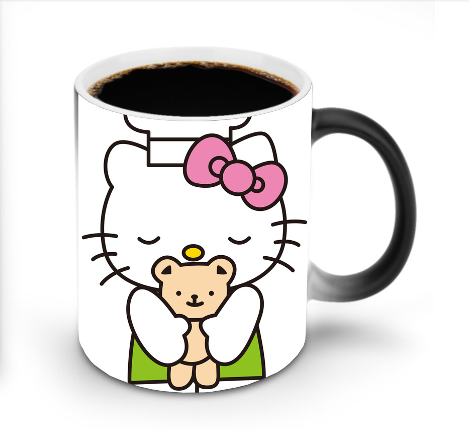 （画像用） Hello Kitty ハローキティ 温度変色マグカップ