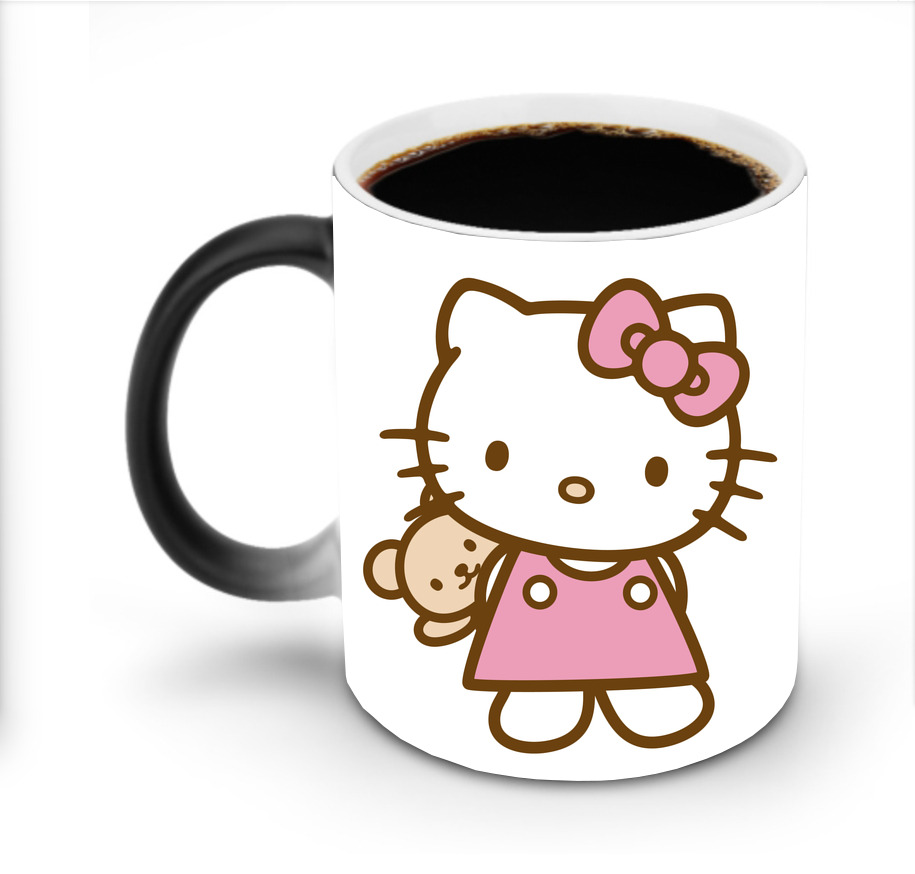 （画像用） Hello Kitty ハローキティ 温度変色マグカップ