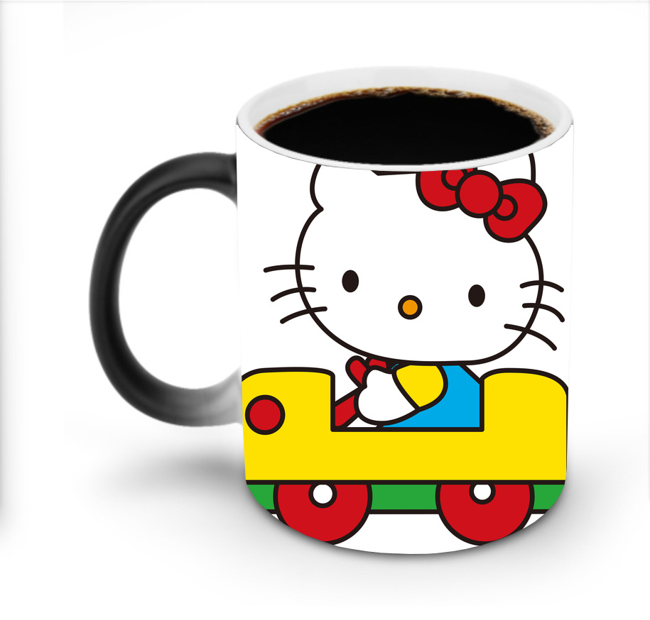（画像用） Hello Kitty ハローキティ 温度変色マグカップ