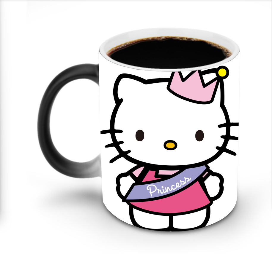 （画像用） Hello Kitty ハローキティ 温度変色マグカップ
