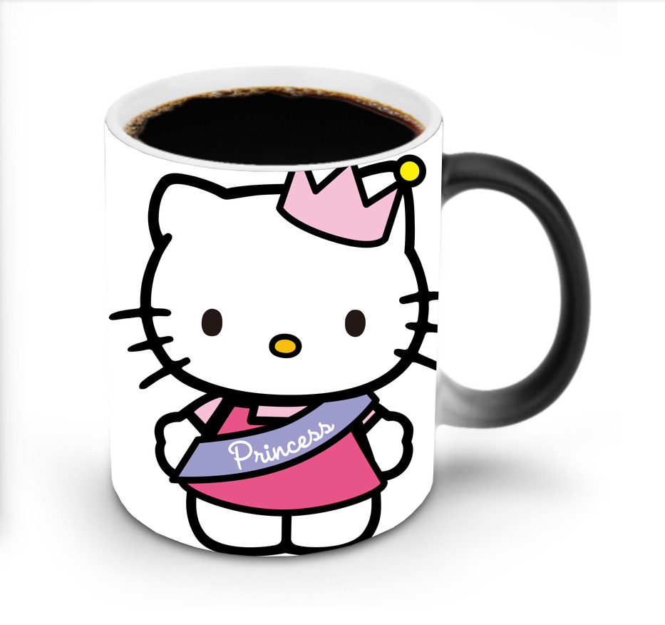 （画像用） Hello Kitty ハローキティ 温度変色マグカップ