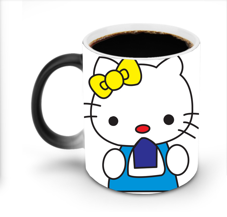 （画像用） Hello Kitty ハローキティ 温度変色マグカップ
