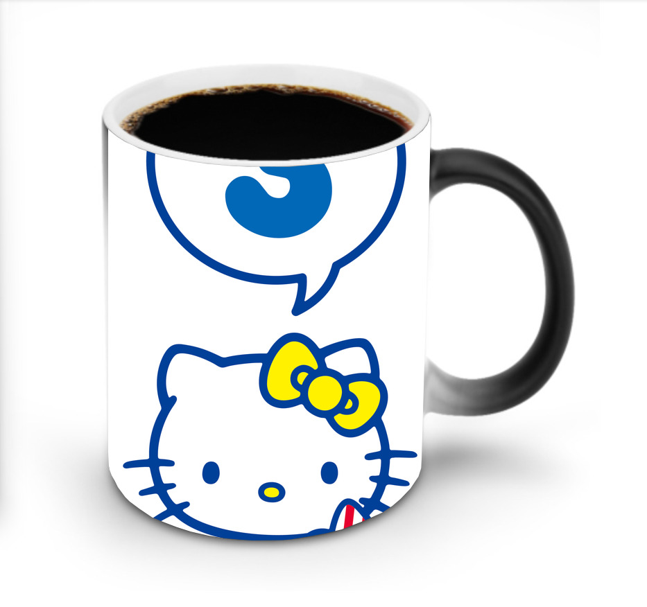 （画像用） Hello Kitty ハローキティ 温度変色マグカップ