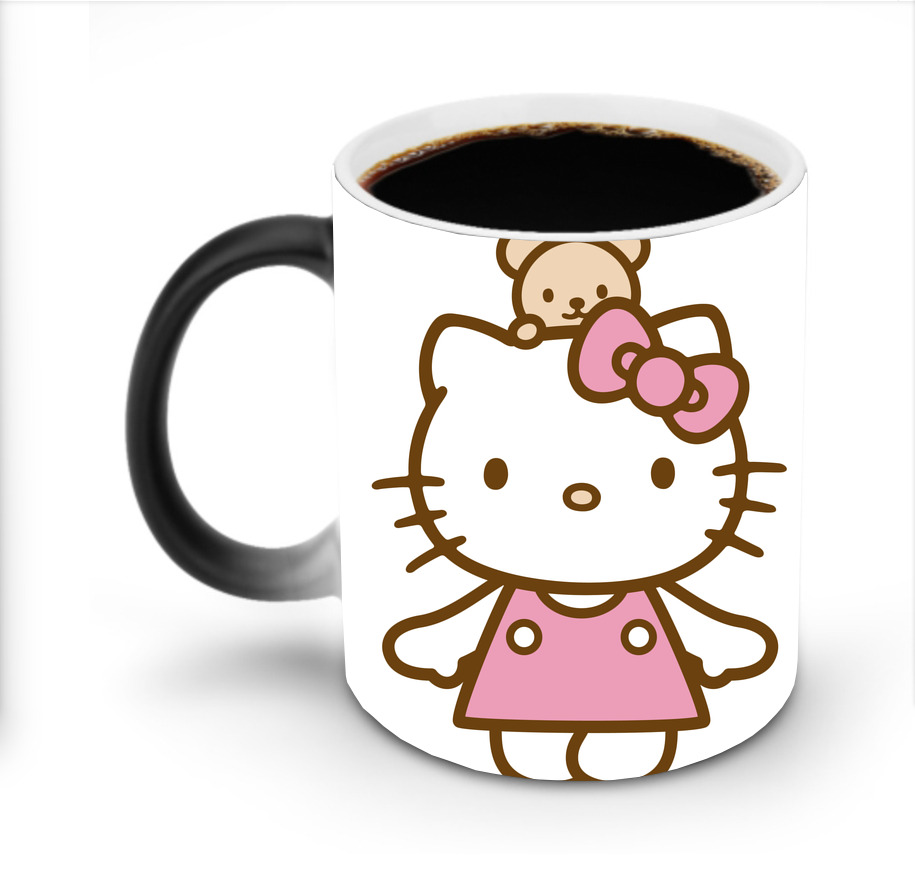 （画像用） Hello Kitty ハローキティ 温度変色マグカップ
