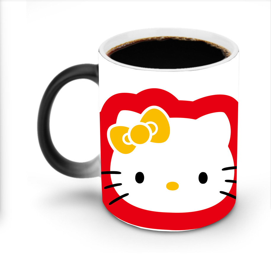 （画像用） Hello Kitty ハローキティ 温度変色マグカップ