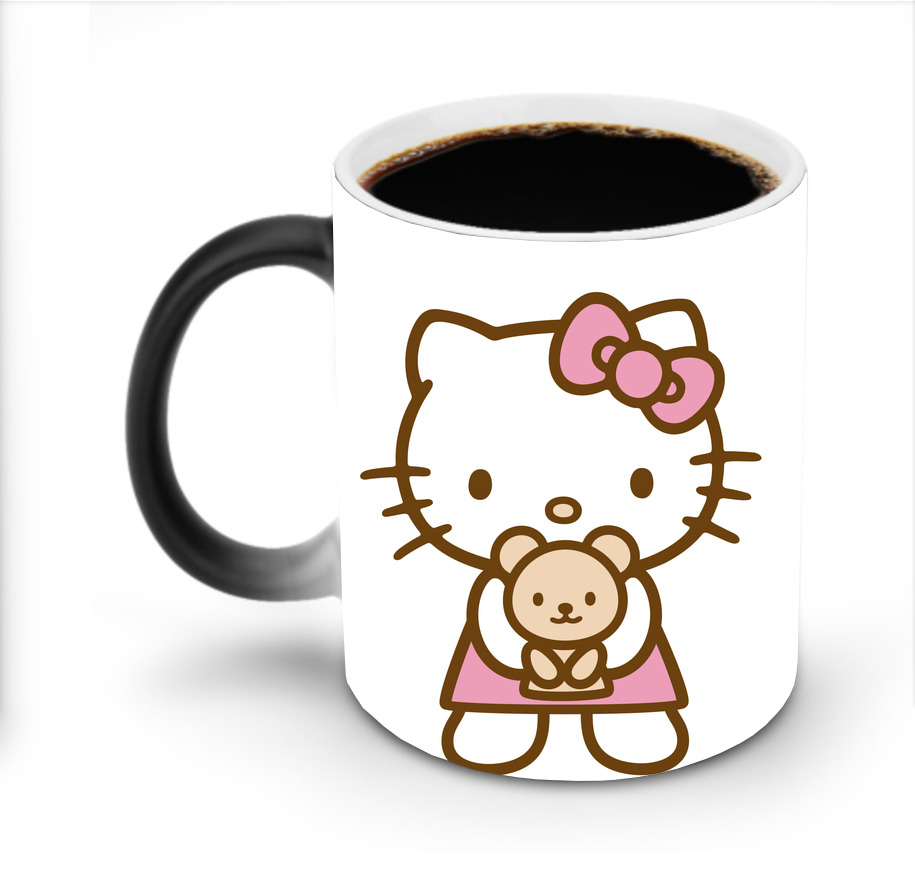 （画像用） Hello Kitty ハローキティ 温度変色マグカップ