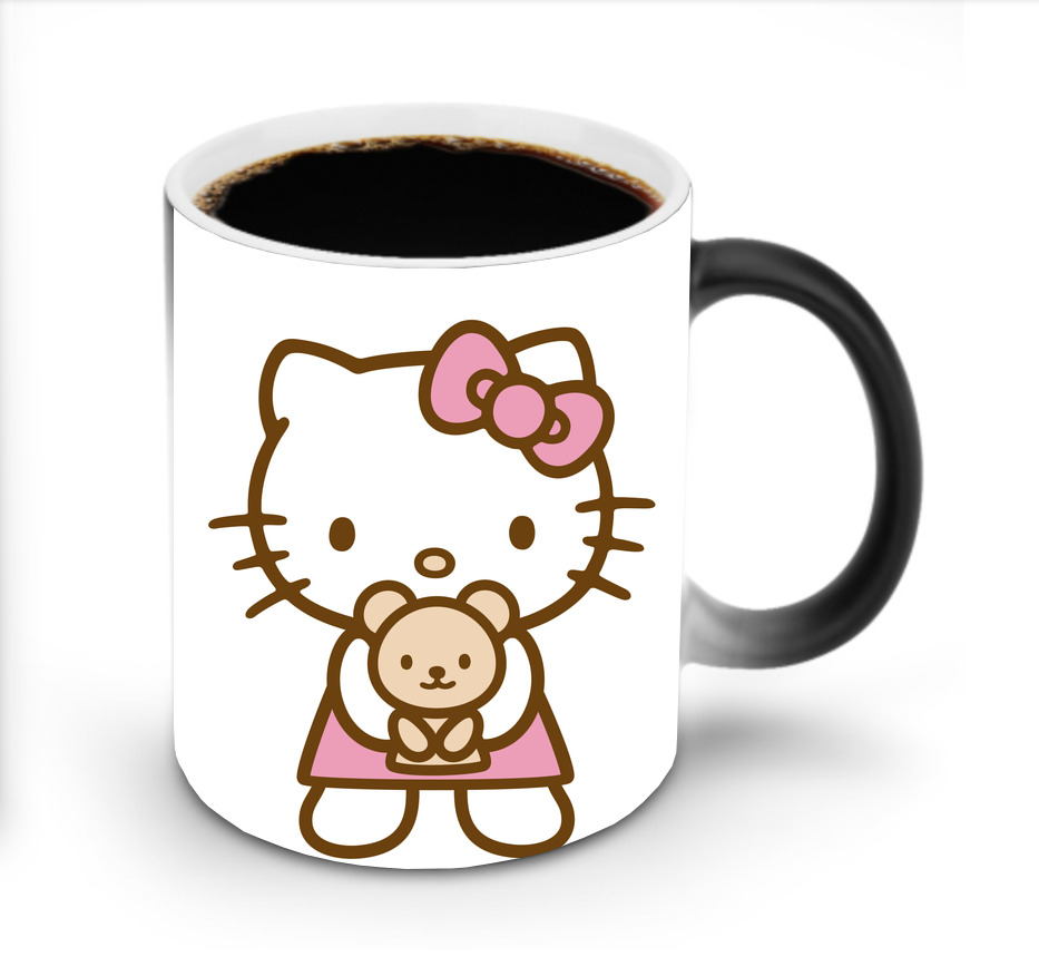 （画像用） Hello Kitty ハローキティ 温度変色マグカップ