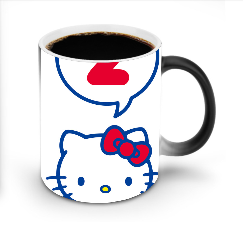 （画像用） Hello Kitty ハローキティ 温度変色マグカップ