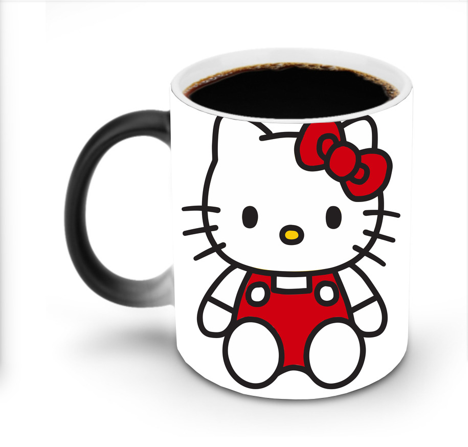 （画像用） Hello Kitty ハローキティ 温度変色マグカップ