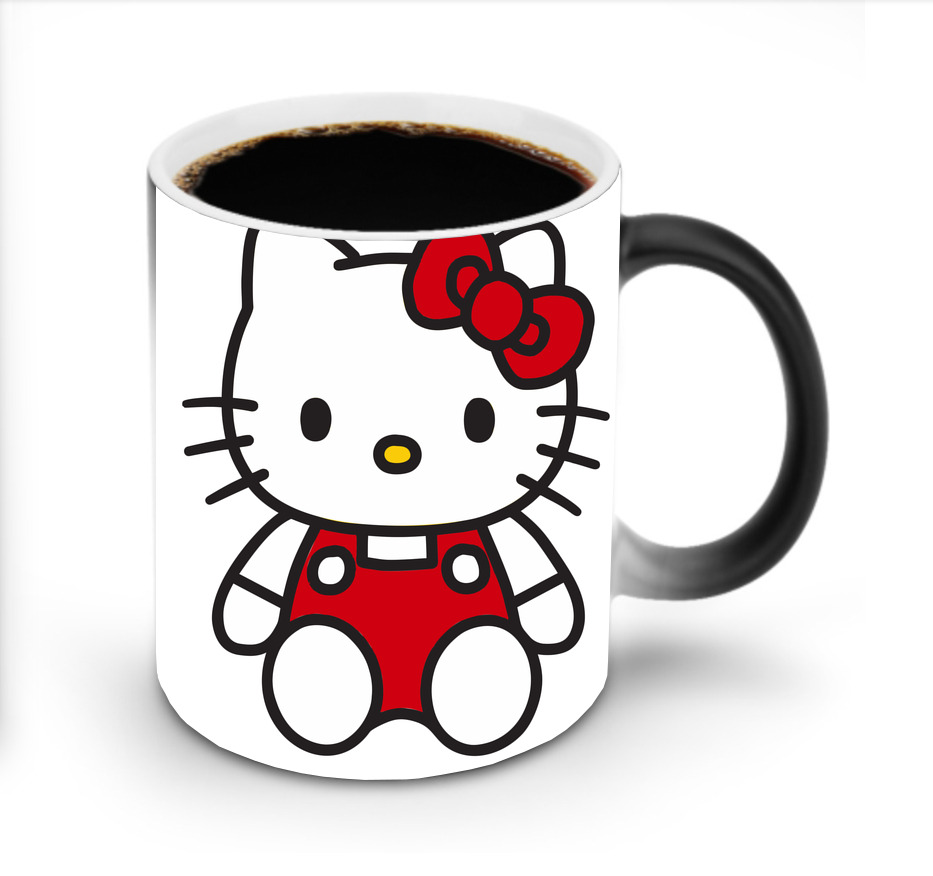 （画像用） Hello Kitty ハローキティ 温度変色マグカップ