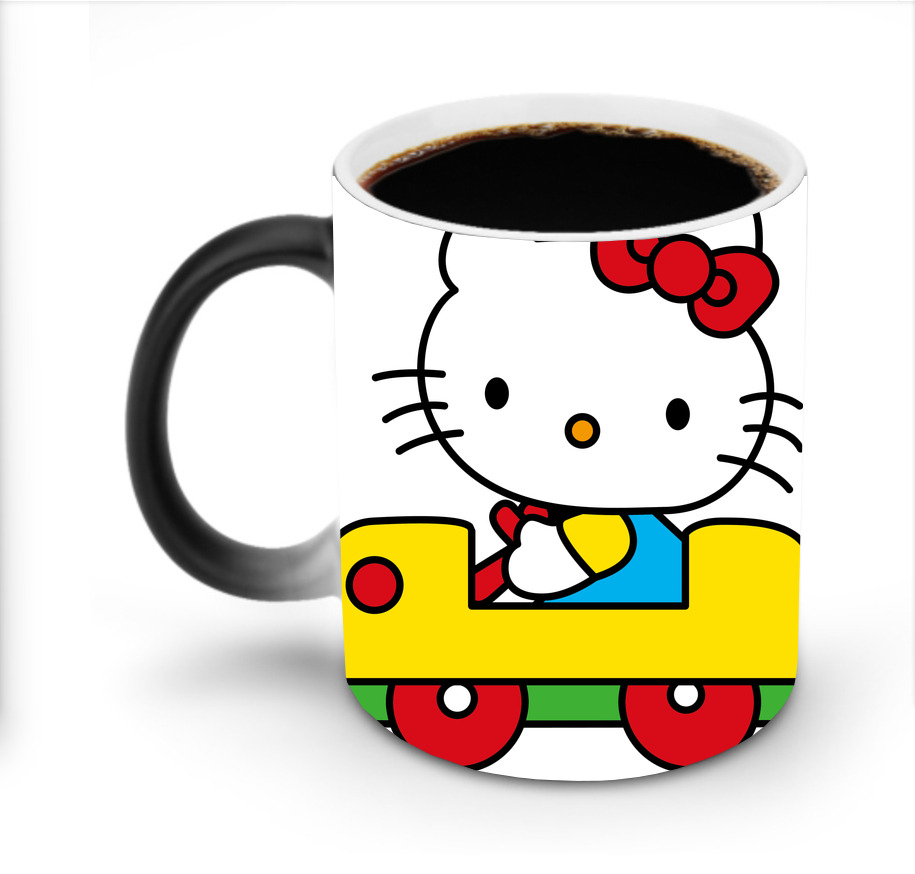 （画像用） Hello Kitty ハローキティ 温度変色マグカップ