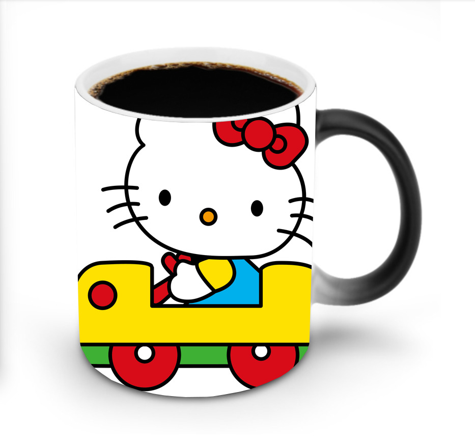 （画像用） Hello Kitty ハローキティ 温度変色マグカップ