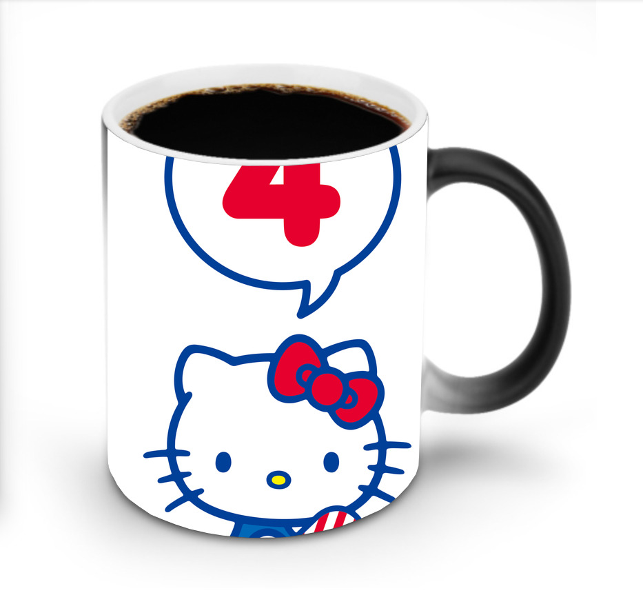 （画像用） Hello Kitty ハローキティ 温度変色マグカップ