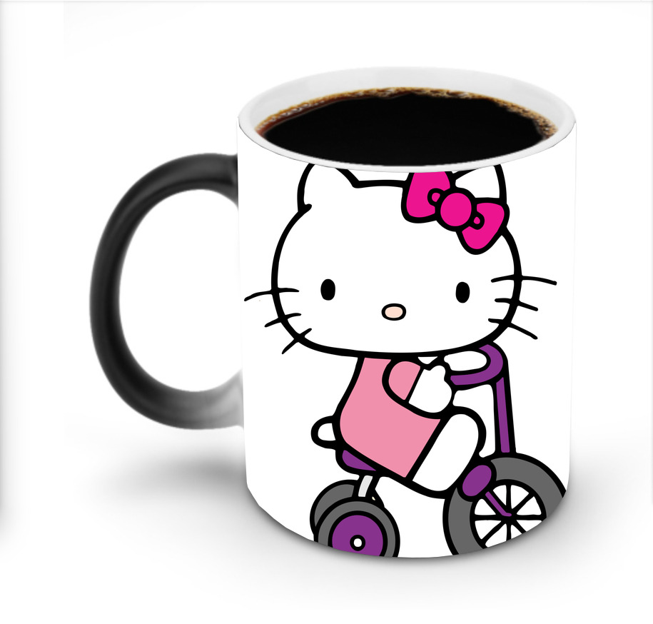 （画像用） Hello Kitty ハローキティ 温度変色マグカップ
