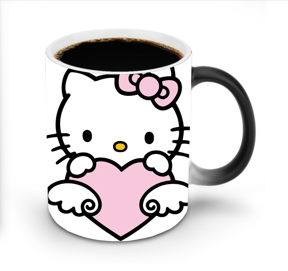 （画像用） Hello Kitty ハローキティ 温度変色マグカップ
