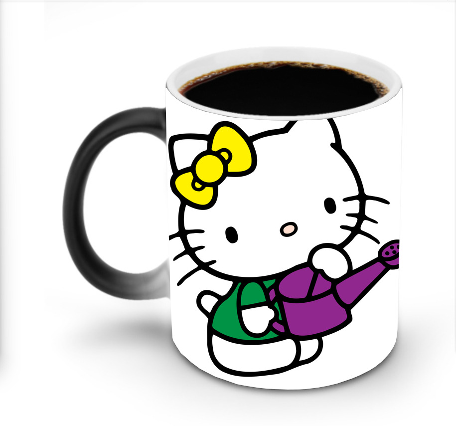 （画像用） Hello Kitty ハローキティ 温度変色マグカップ