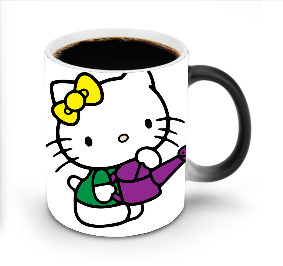 （画像用） Hello Kitty ハローキティ 温度変色マグカップ