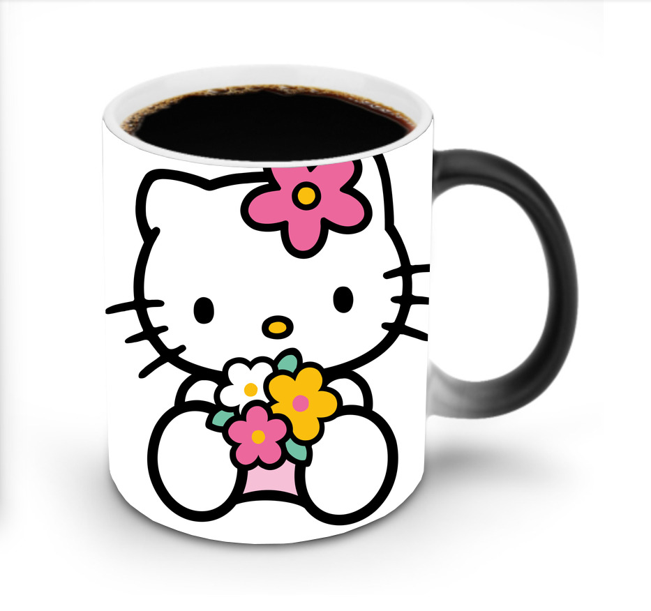 （画像用） Hello Kitty ハローキティ 温度変色マグカップ