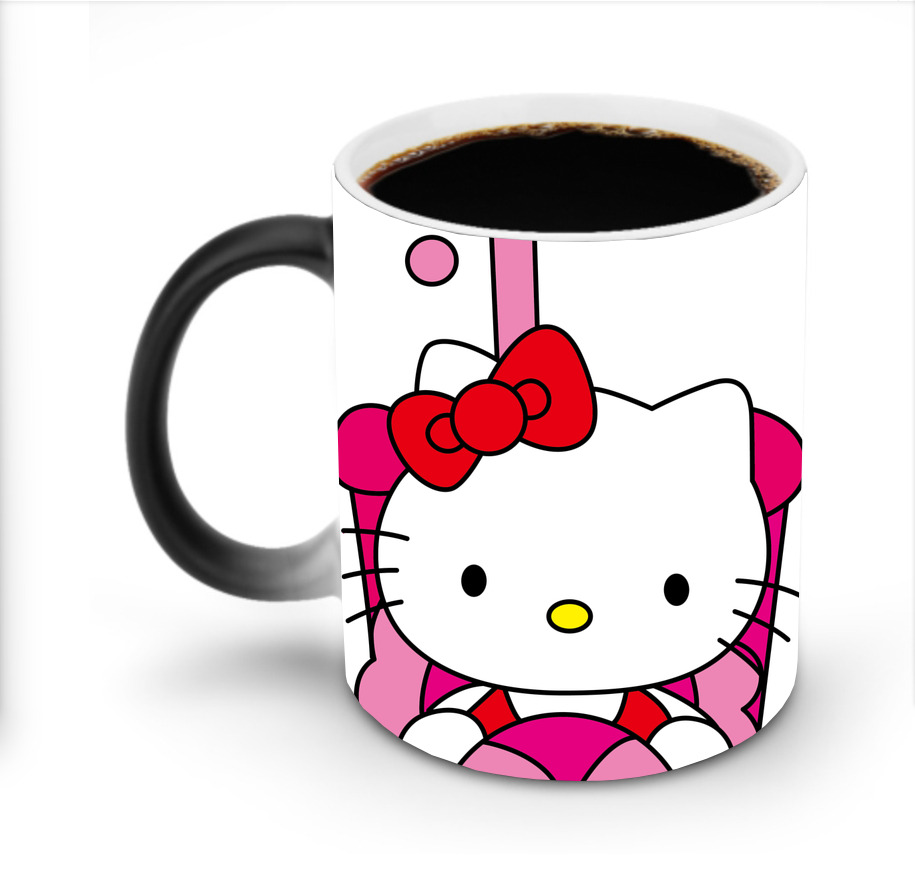 （画像用） Hello Kitty ハローキティ 温度変色マグカップ