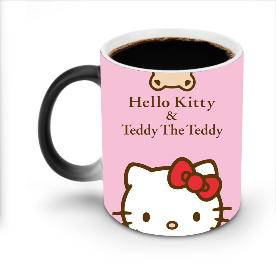 （画像用） Hello Kitty ハローキティ 温度変色マグカップ