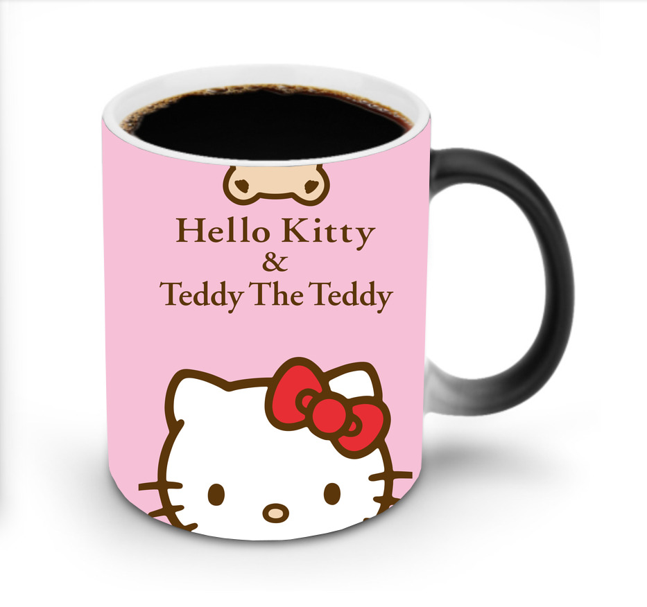 （画像用） Hello Kitty ハローキティ 温度変色マグカップ