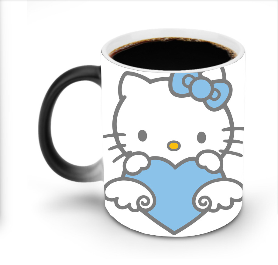 （画像用） Hello Kitty ハローキティ 温度変色マグカップ