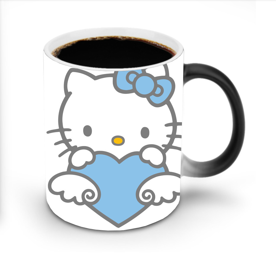（画像用） Hello Kitty ハローキティ 温度変色マグカップ
