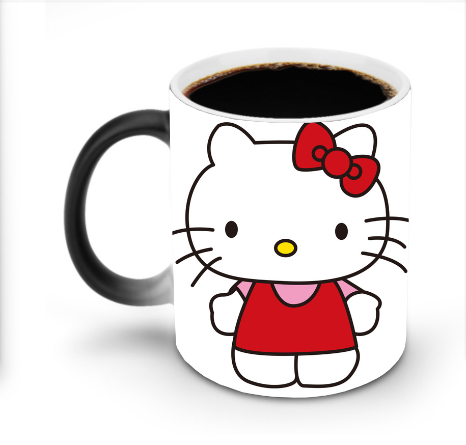 （画像用） Hello Kitty ハローキティ 温度変色マグカップ