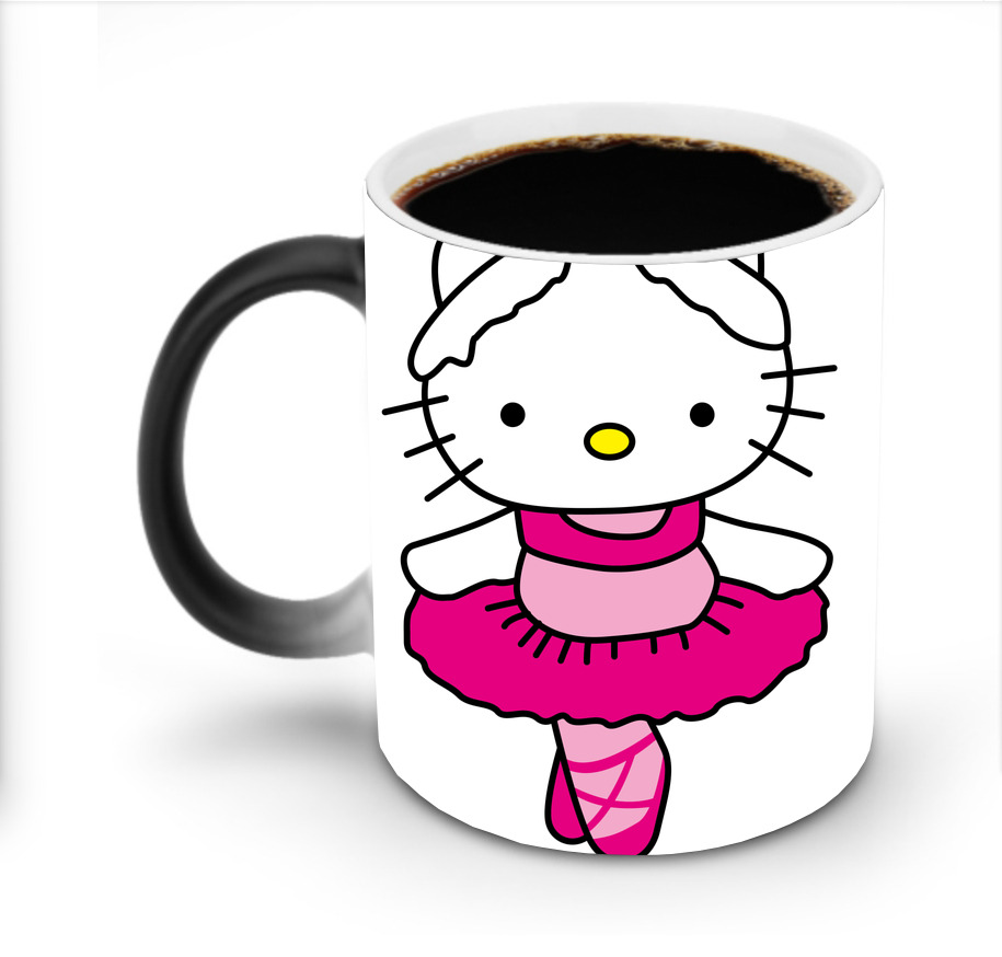 （画像用） Hello Kitty ハローキティ 温度変色マグカップ