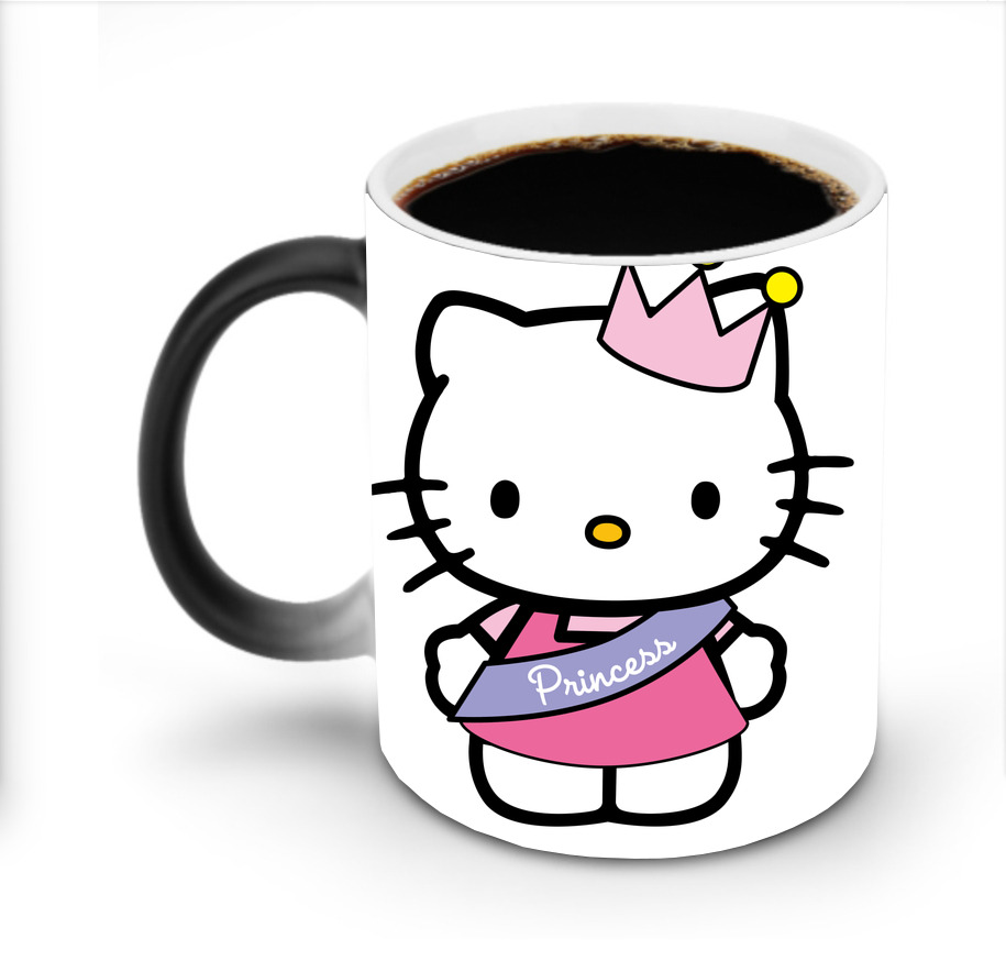 （画像用） Hello Kitty ハローキティ 温度変色マグカップ